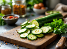 Zucchine croccanti in padella pronte da servire
