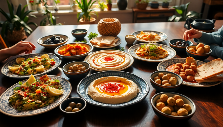 le mezze mediorientali piatti da condividere che uniscono le persone 1749614136