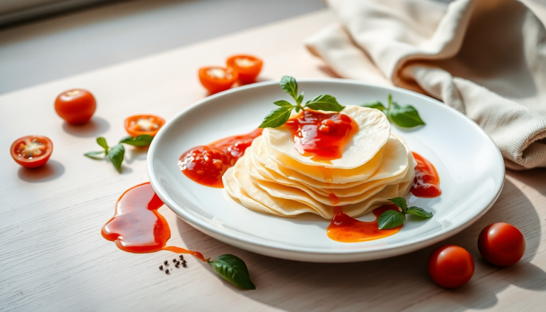 millefoglie di taleggio con salsa di datterini ricetta facile e sorprendente 1750233778