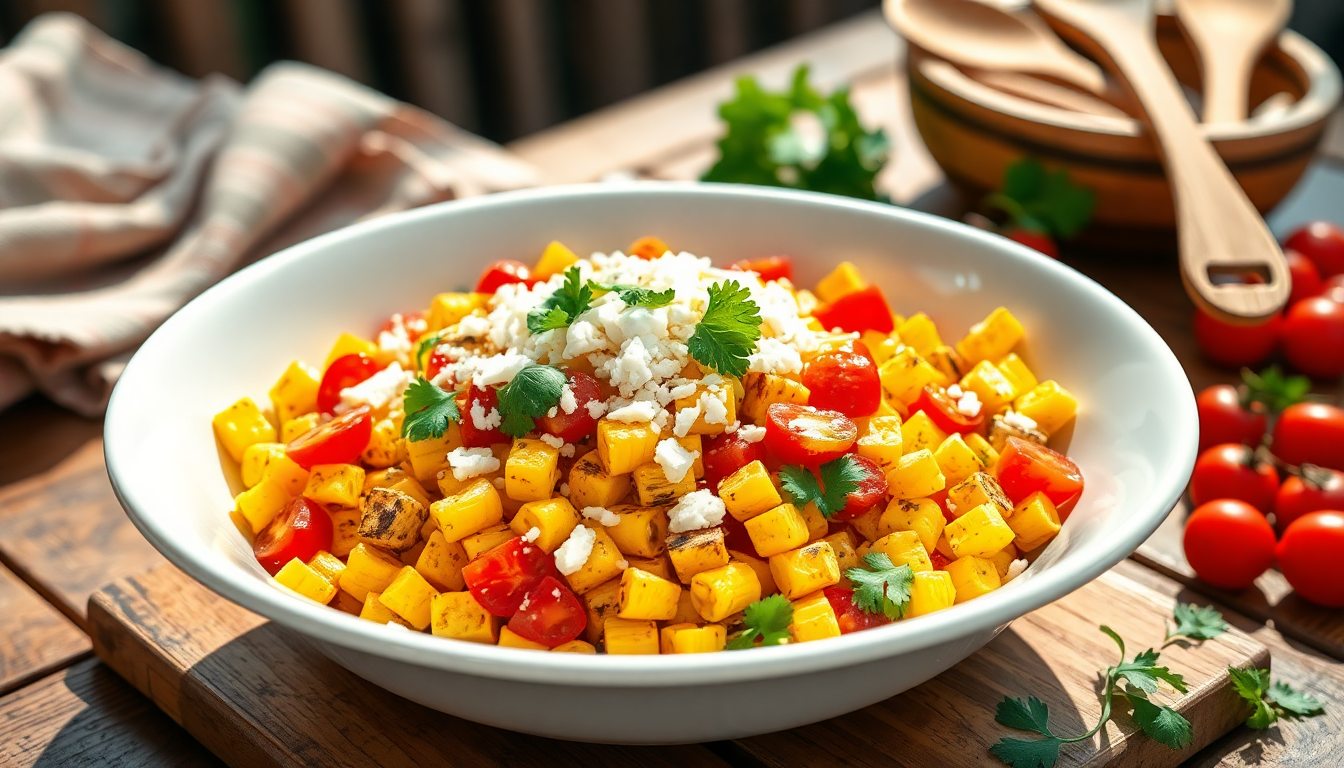 ricetta insalata di mais messicana freschezza e sapore in un piatto 1750866761