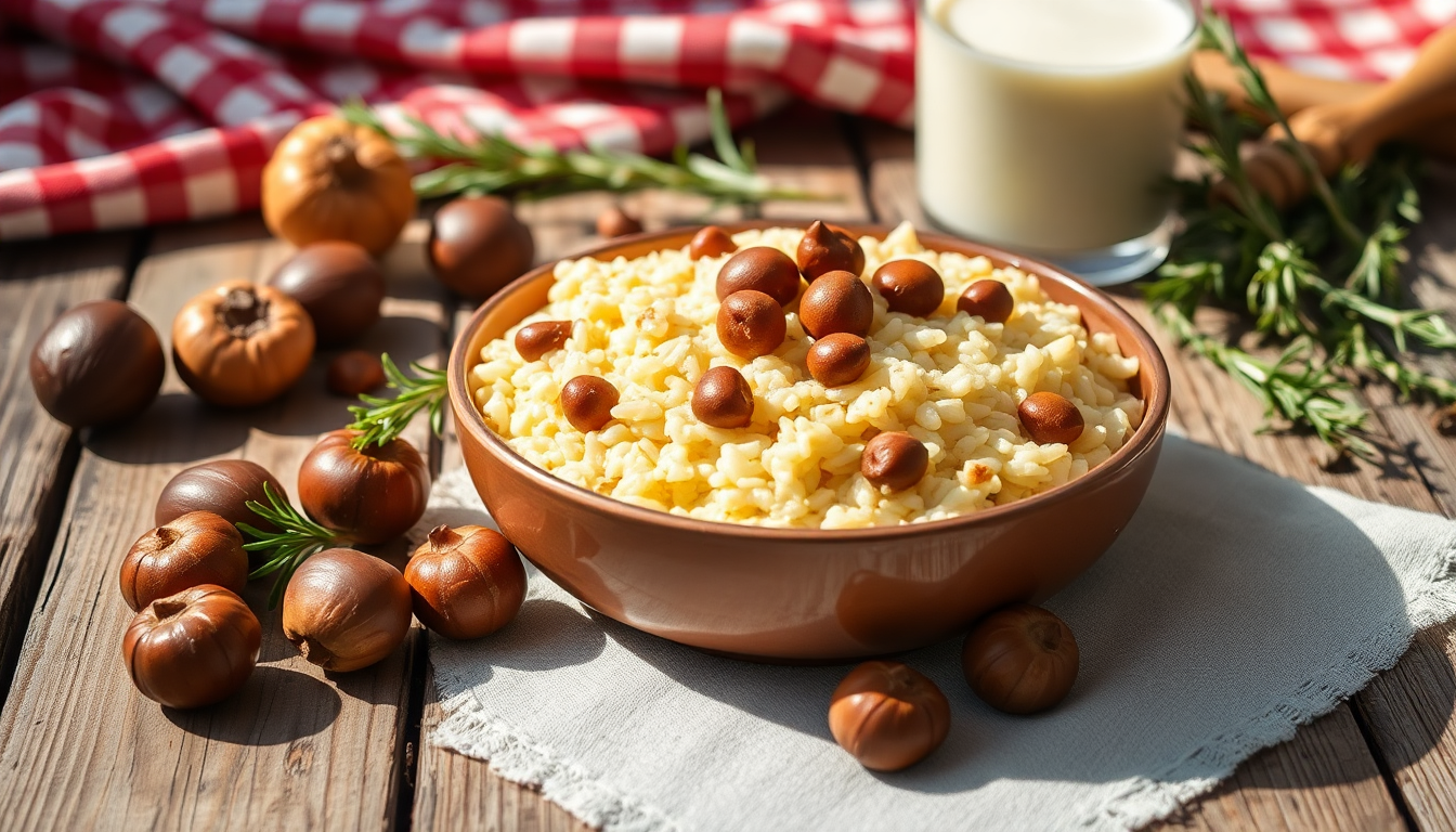 riso e latte vegetale con castagne un dolce della tradizione lombarda 1748923905