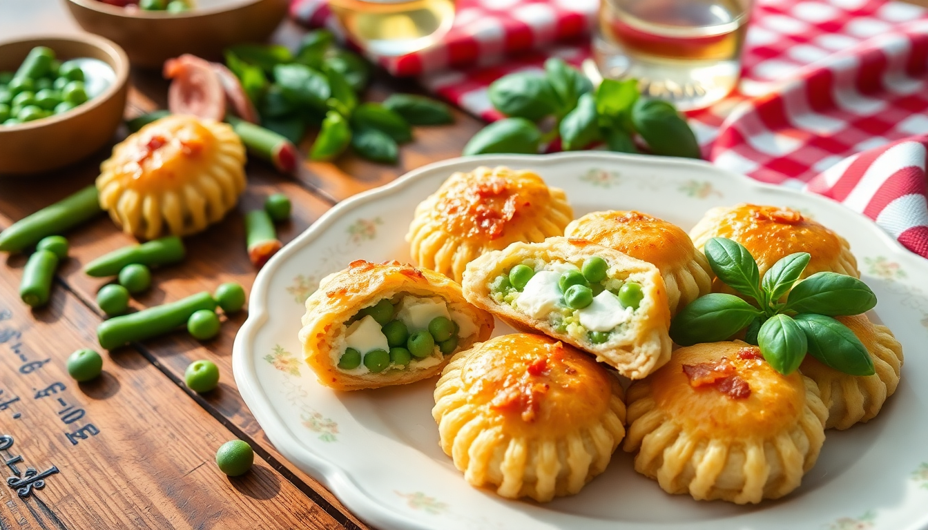 scopri come preparare arancinetti di riso ai piselli con mozzarella e pancetta 1749970044