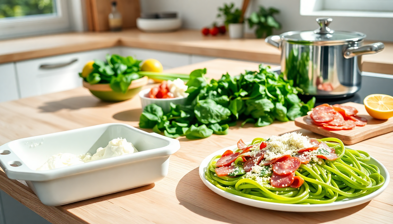 scopri come preparare i cannelloni verdi con ricotta e salame per stupire i tuoi ospiti 1749893188