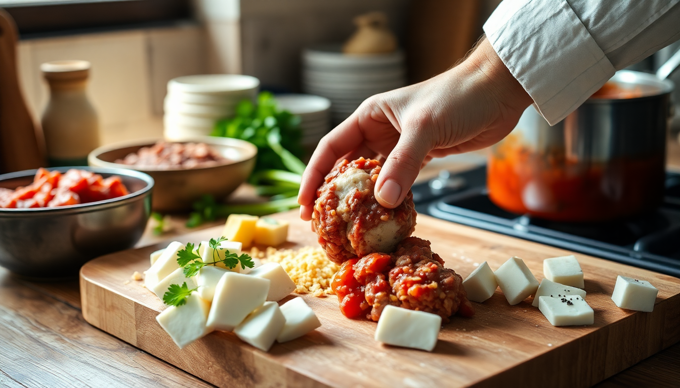 scopri come preparare le polpette con mozzarella in modo unico 1750757592