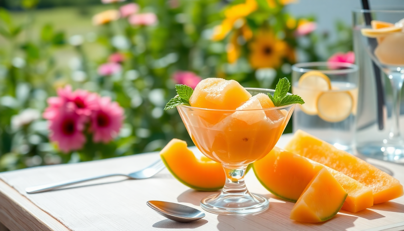 scopri come preparare un sorbetto di melone irresistibile 1750768744