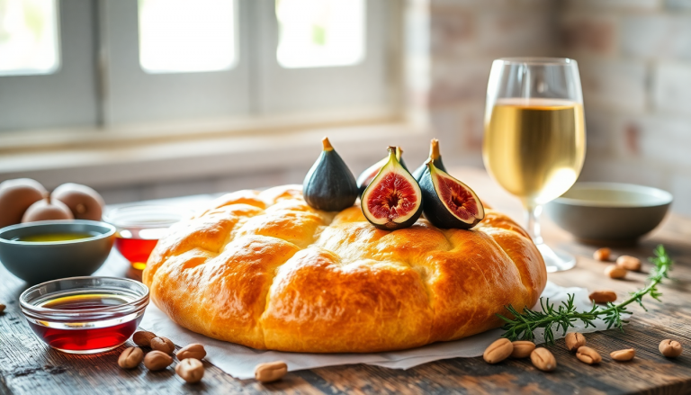 scopri come preparare una deliziosa focaccia con fichi e prosciutto per il tuo brunch 1749977368