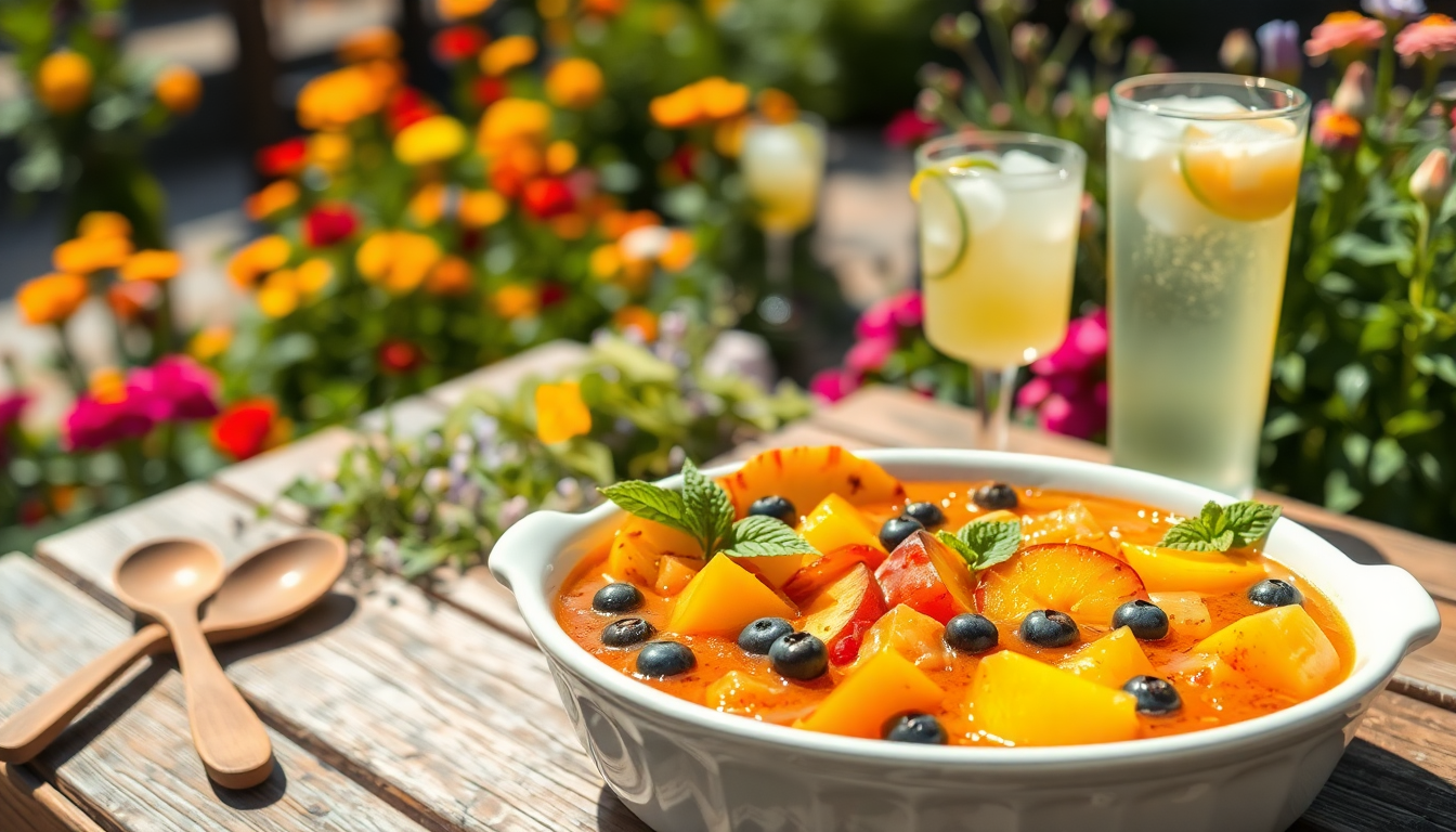 scopri come preparare una deliziosa zuppa di frutta estiva 1750255831