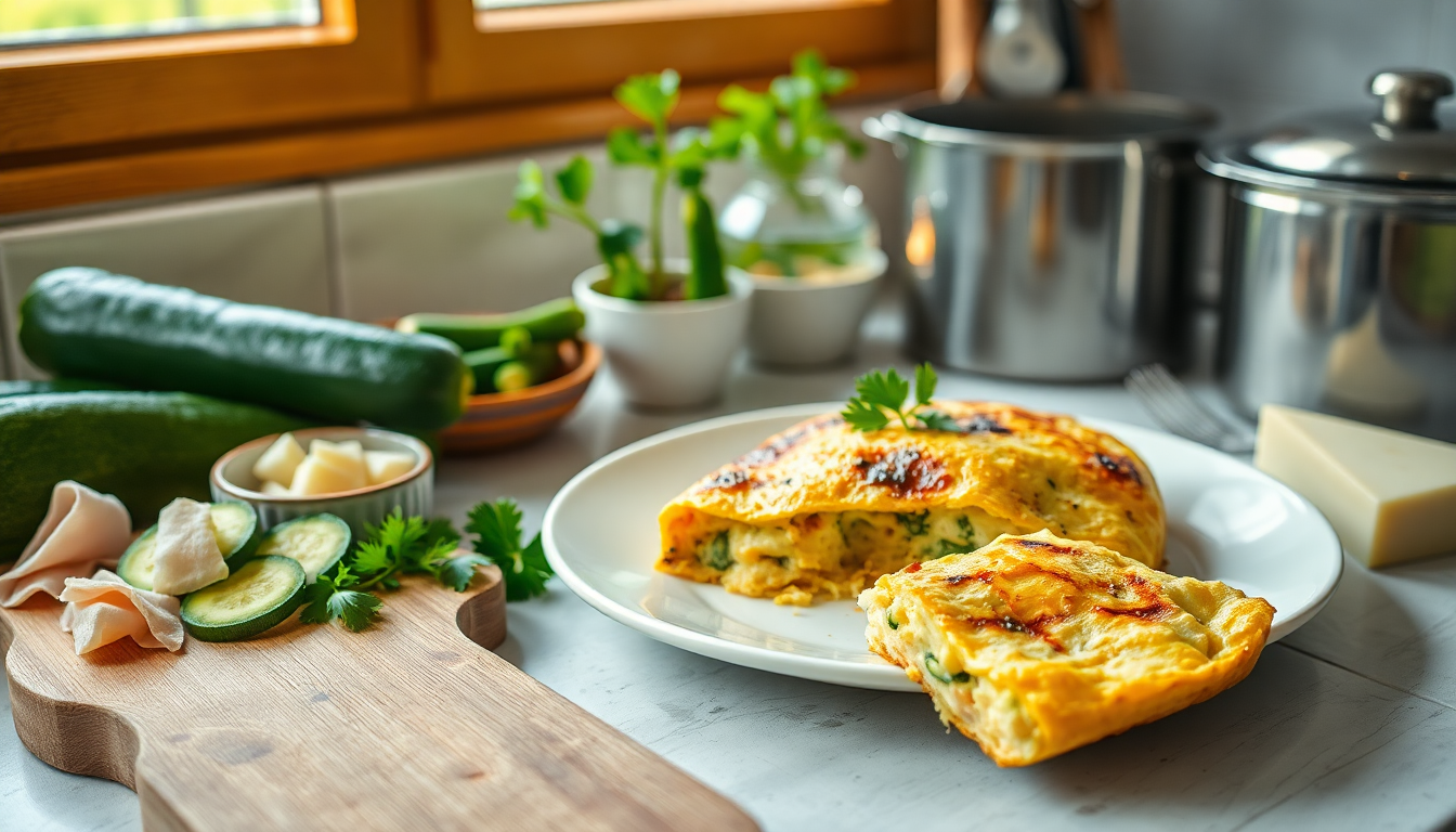 scopri come preparare una frittata di zucchine grigliate farcita in pochi minuti 1749889528