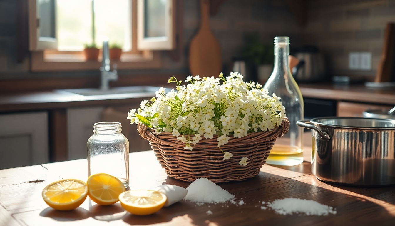 scopri come preparare uno sciroppo di fiori di sambuco delizioso in pochi passaggi 1749841958