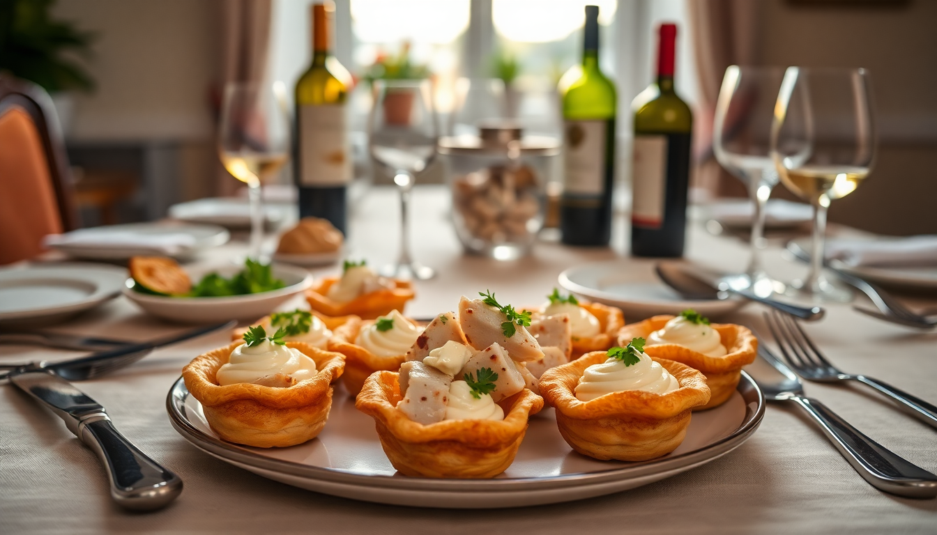 scopri come preparare vol au vent con baccala e crema di anacardi 1749816275