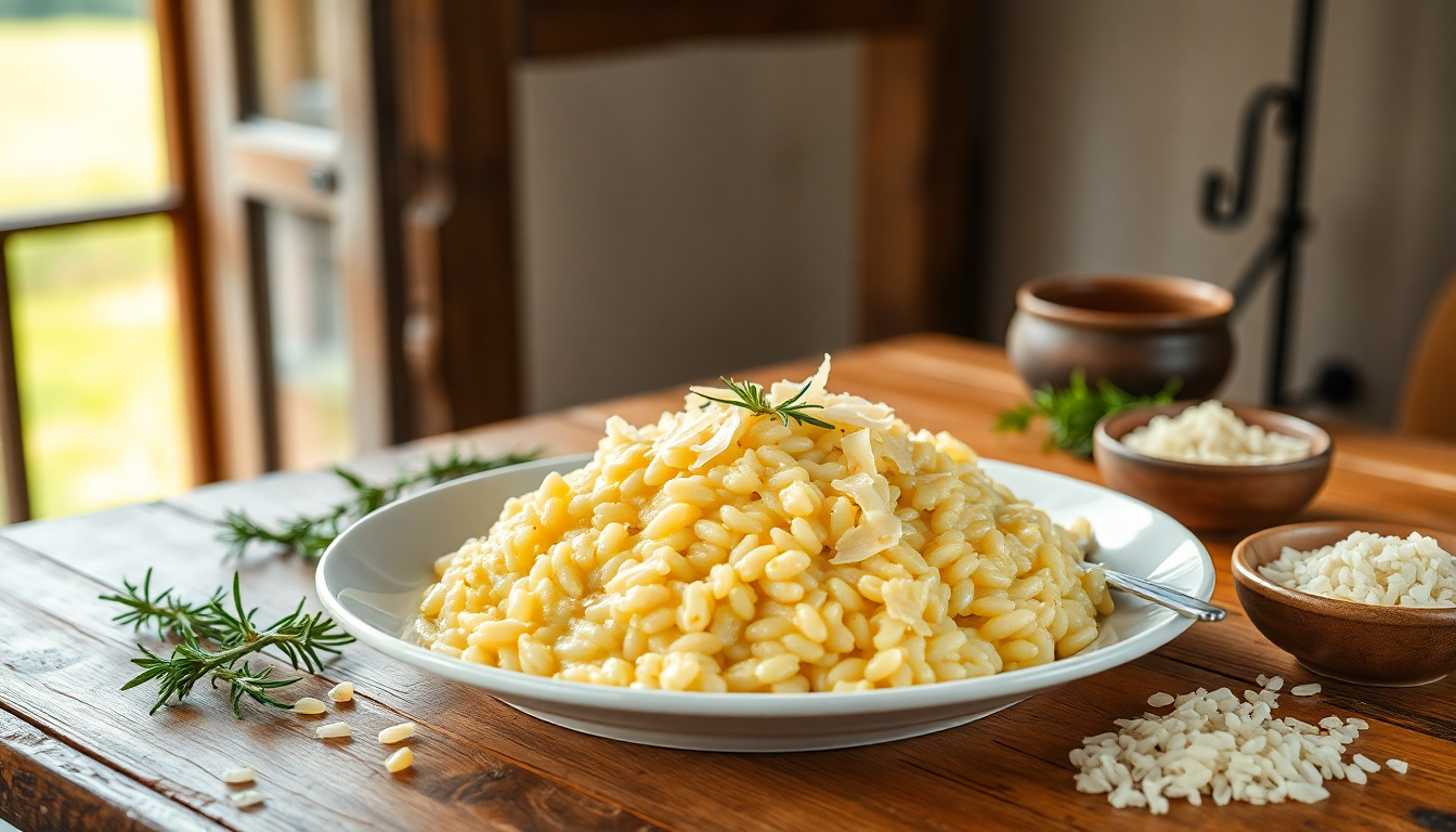 scopri il risotto al bitto di giancarlo morelli ricetta e segreti 1750281575