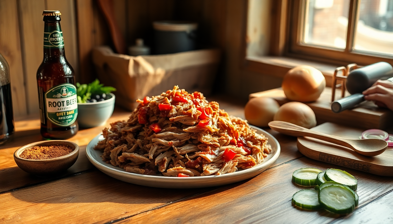 scopri la ricetta del pulled pork con root beer per unesperienza culinaria unica 1750066052
