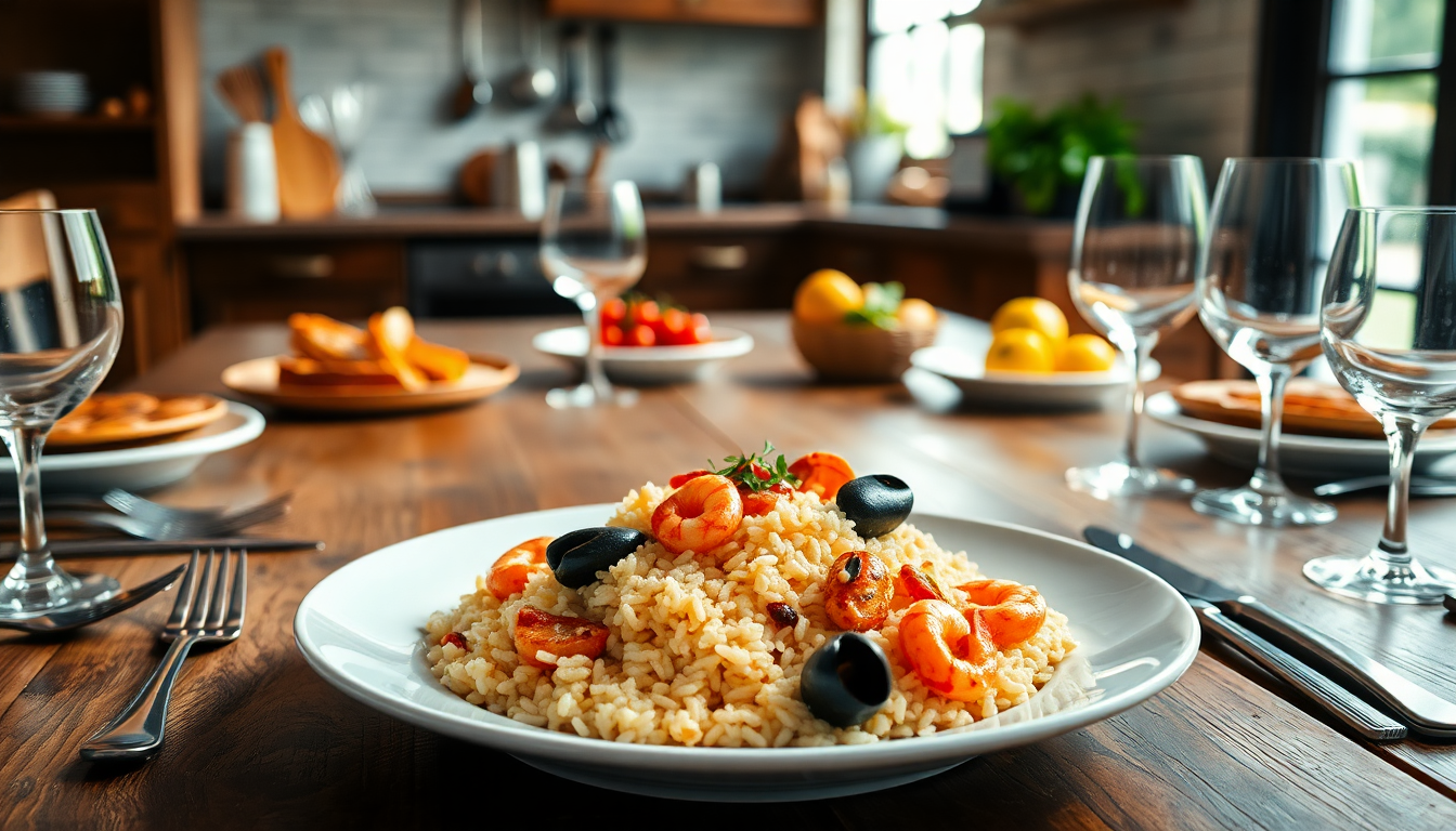 scopri la ricetta del risotto ai frutti di mare per un pranzo indimenticabile 1749610438