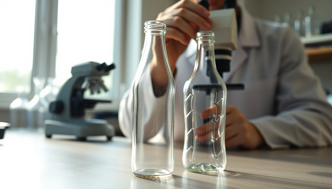scopri perche le bottiglie di vetro contengono piu microplastiche di quelle di plastica 1750925924