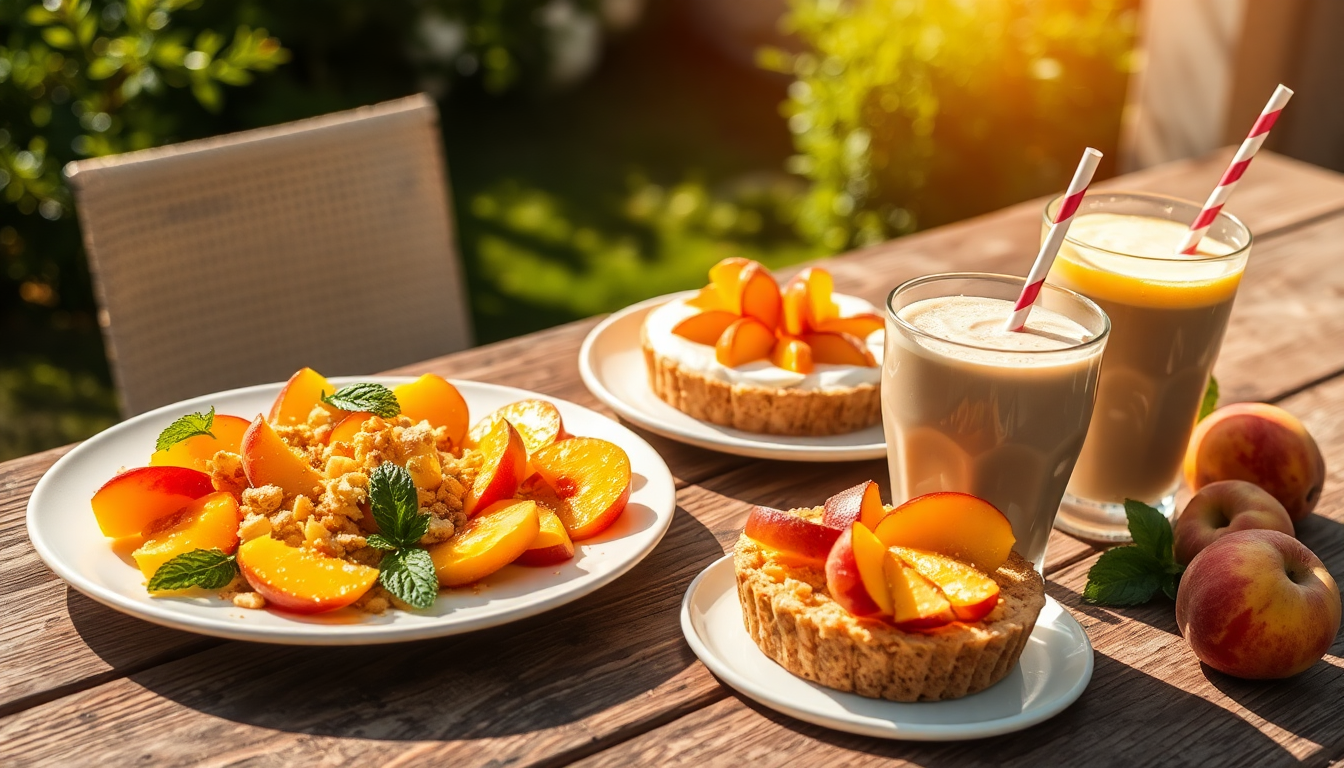 delizie estive 3 ricette irresistibili con pesche e amaretti 1752143497