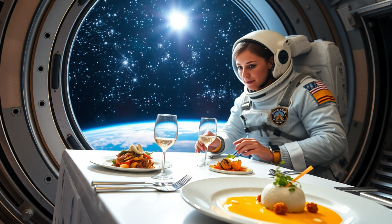 la cucina di alta classe degli astronauti un viaggio tra le stelle 1751679048