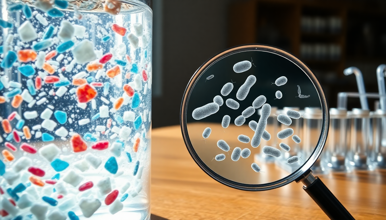 microplastiche e batteri come le coli diventa piu pericoloso 1752568690