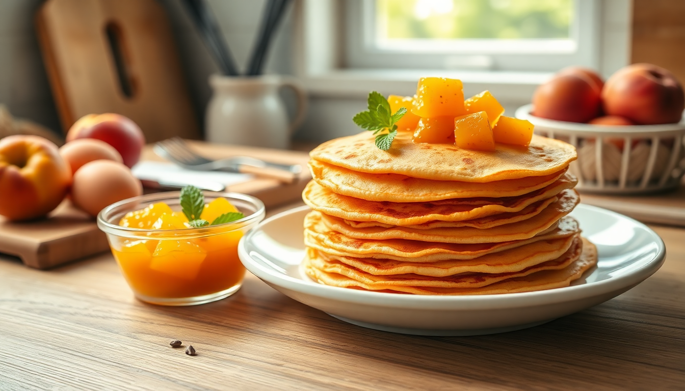 palacinche perfette la ricetta con composta di pesche che devi provare 1752718025