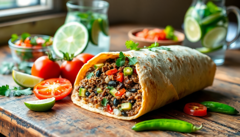 ricetta burrito di carne macinata unesplosione di sapori 1752850778