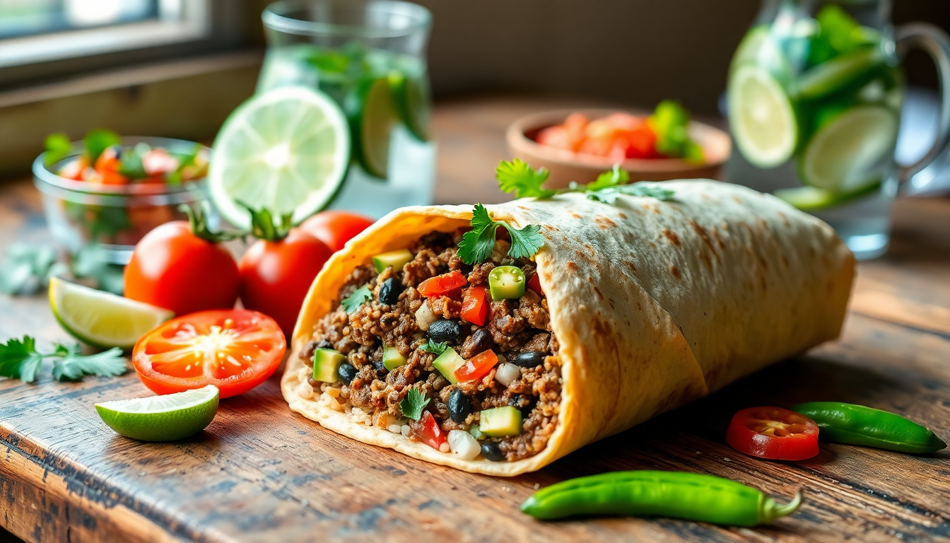 ricetta burrito di carne macinata unesplosione di sapori 1752850778