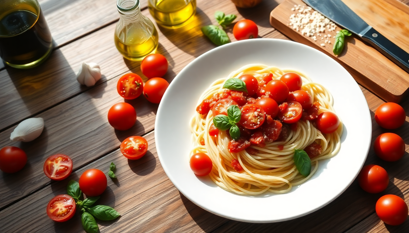 ricetta della pasta ai pomodorini semplice e irresistibile 1751898350
