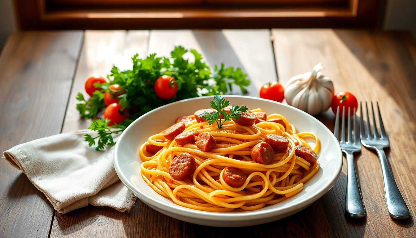 ricetta della pasta con salsiccia italiana un piatto da sogno 1751998303