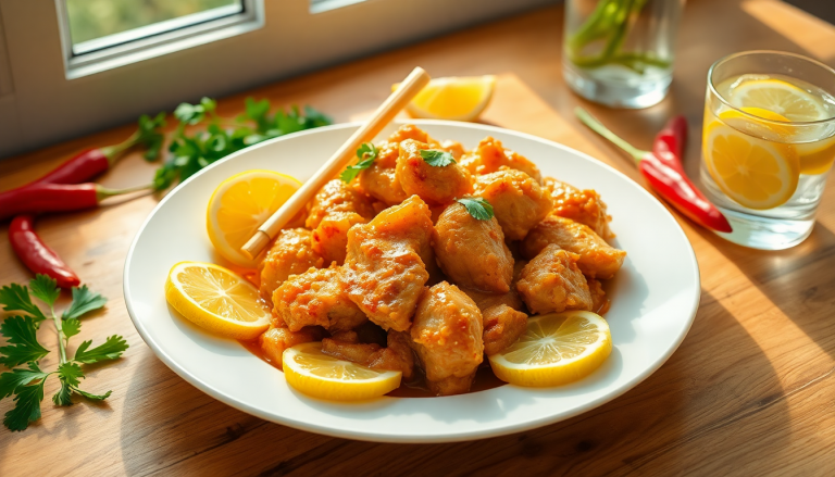 ricetta irresistibile del pollo al limone e citronella 1752374908