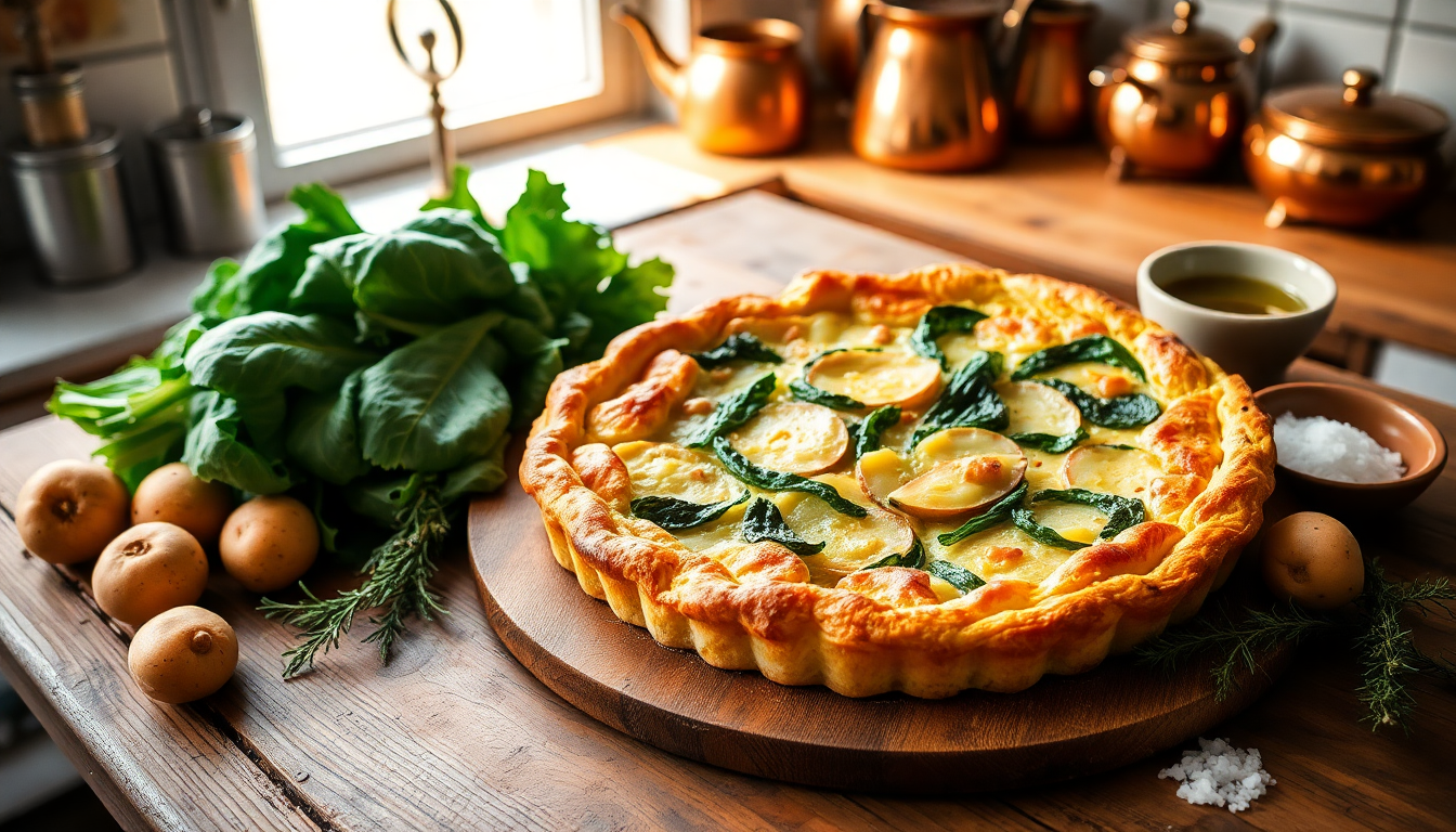 ricetta irresistibile torta salata alle bietole e patate 1752262012