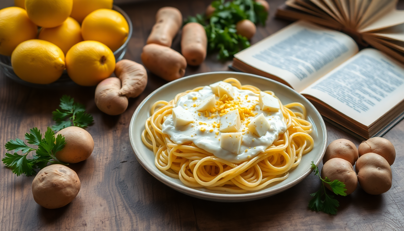 ricetta sorprendente pasta con crema di patate e limone 1752228401
