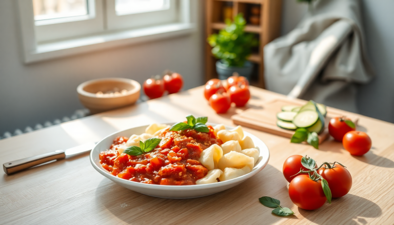 ricetta veloce per gnocchi estivi con pomodoro e zucchine 1752116733