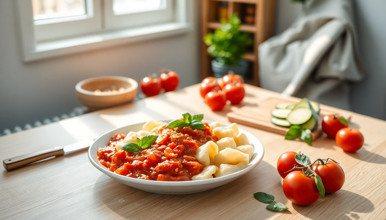 ricetta veloce per gnocchi estivi con pomodoro e zucchine 1752116733