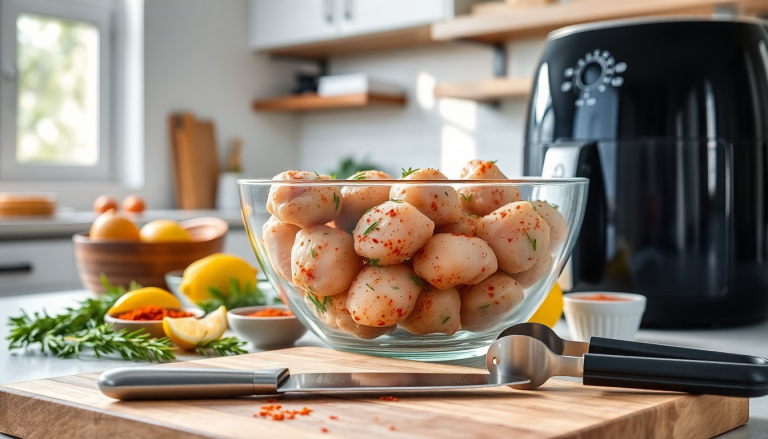 scopri come preparare bocconcini di pollo alla paprika in friggitrice ad aria 1751348129