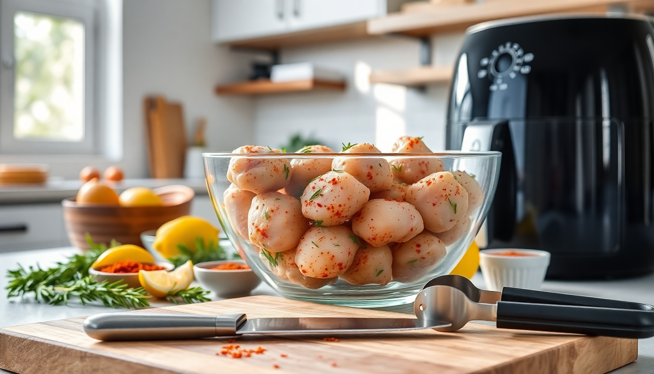 scopri come preparare bocconcini di pollo alla paprika in friggitrice ad aria 1751348129