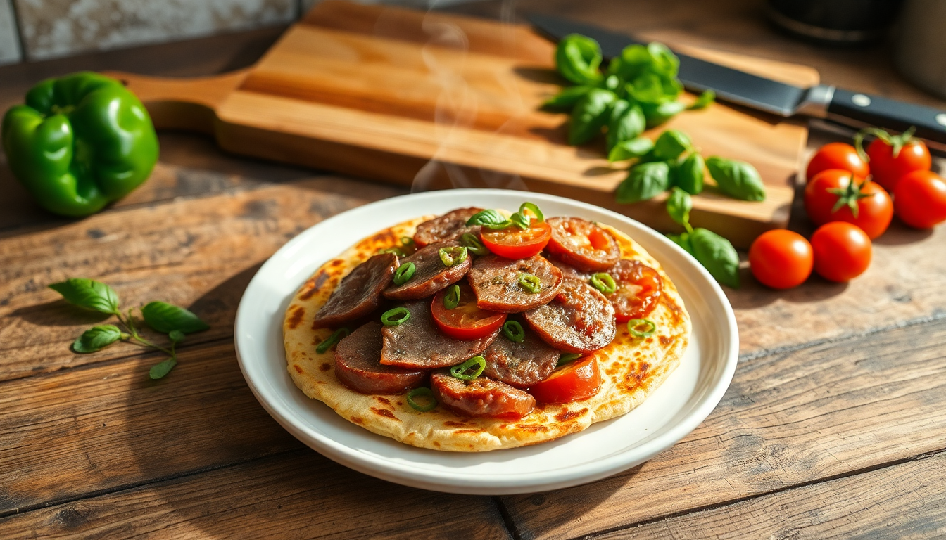 scopri come preparare le piadine tostate con carne salada e friggitelli 1752795574