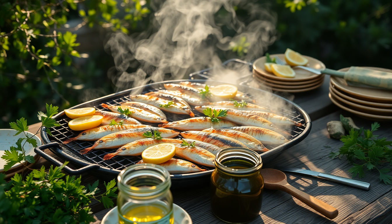 scopri come preparare le sardine alla griglia con un tocco esotico 1752839740