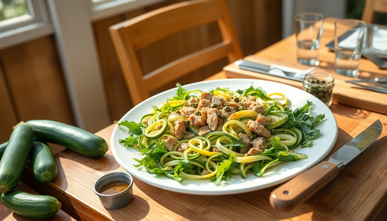 scopri come preparare uninsalata di zucchine e tonno irresistibile 1752631355