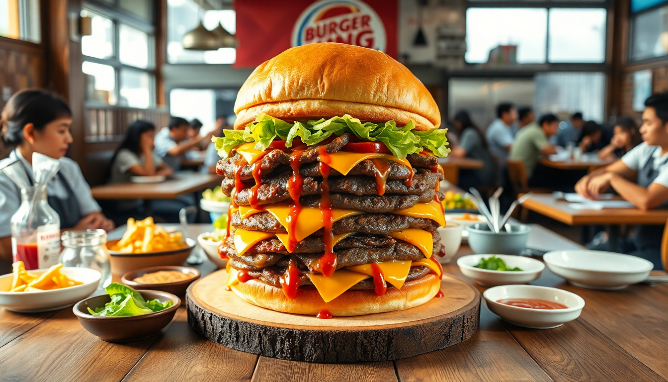 scopri il panino ipercalorico di burger king dedicato ai lottatori di sumo 1752791899