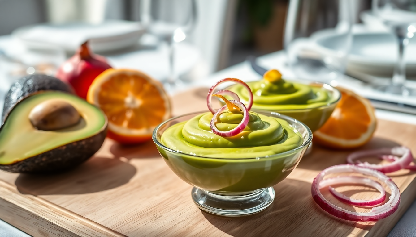 scopri la crema di avocado con arancia e cipolla rossa 1751785634
