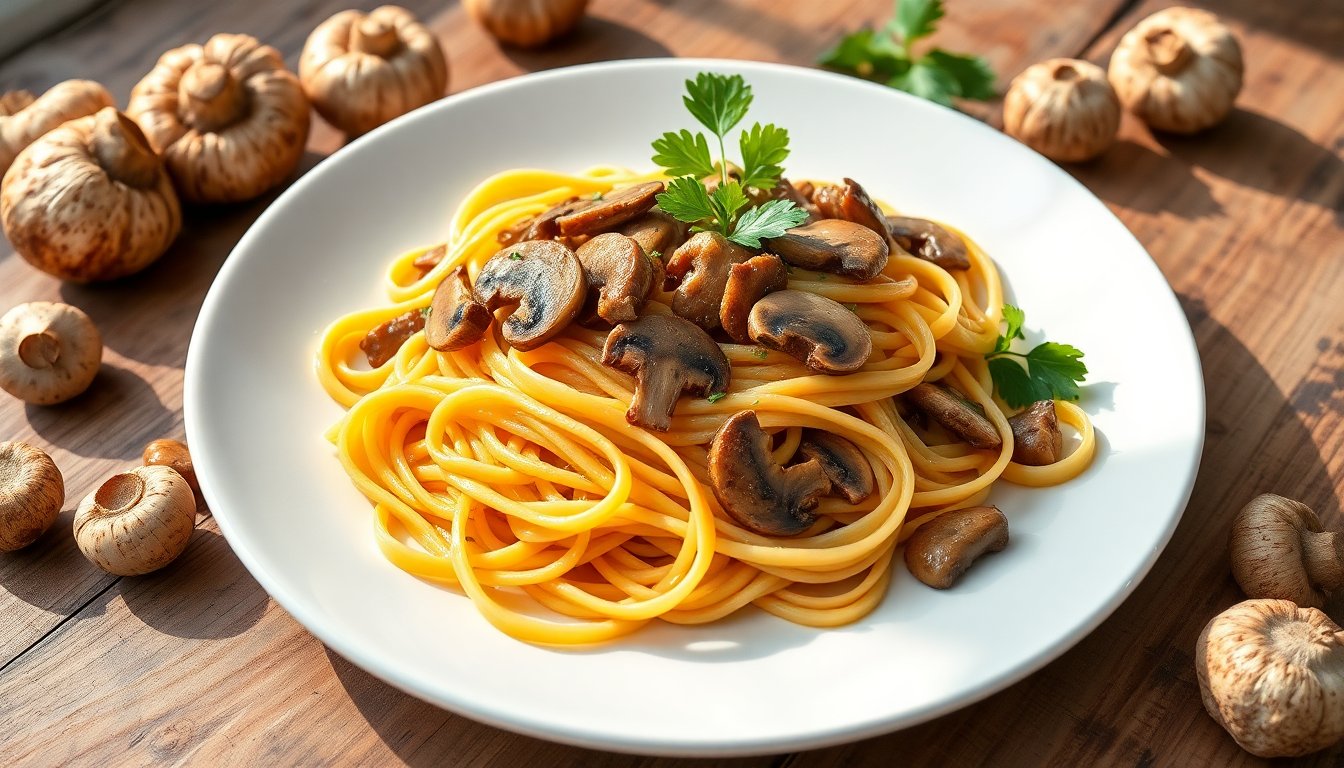 tagliatelle ai funghi porcini e finferli ricetta perfetta per un delizioso pasto autunnale 1761744803