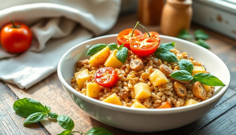 scopri la ricetta per un delizioso orzo con chiodini patate e pomodoro 1766070479