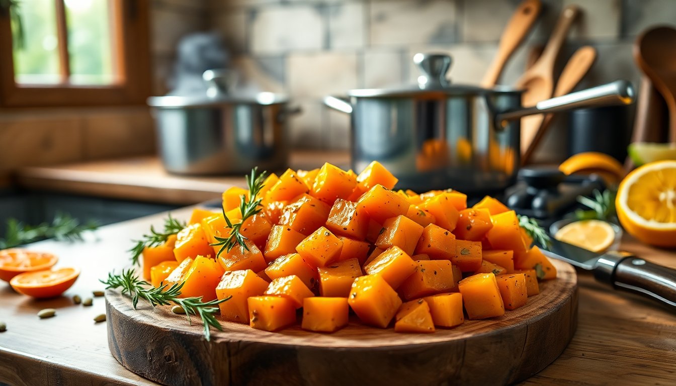 zucca in agrodolce con liquirizia ricetta creativa per un contorno unico 1764945480