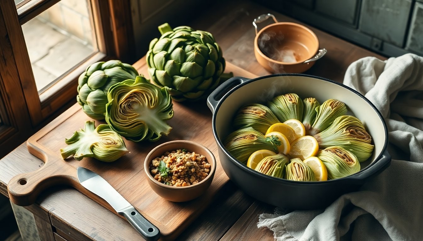 Carciofi alla romana: come scegliere il carciofo e preparare il ripieno