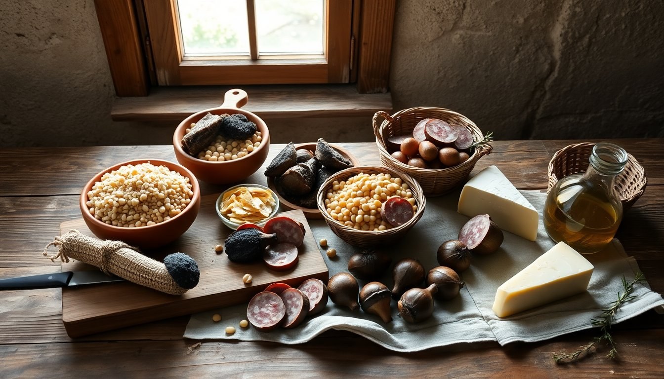 Cucina umbra: guida ai piatti e agli ingredienti tradizionali